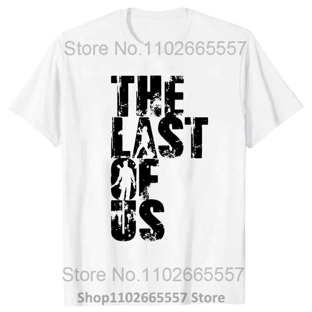 2025 The Last of Us T Shirt Men Punk Hip Hop Tees Top Summer Casual T-shirt Anime Graphic Tees Unisex Streetwear Male Ellie