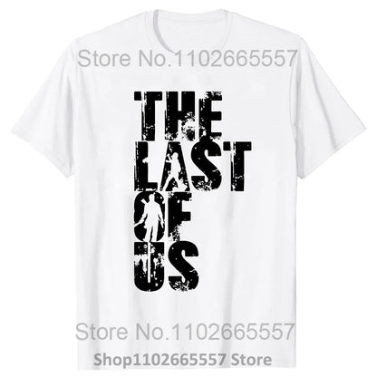 2025 The Last of Us T Shirt Men Punk Hip Hop Tees Top Summer Casual T-shirt Anime Graphic Tees Unisex Streetwear Male Ellie