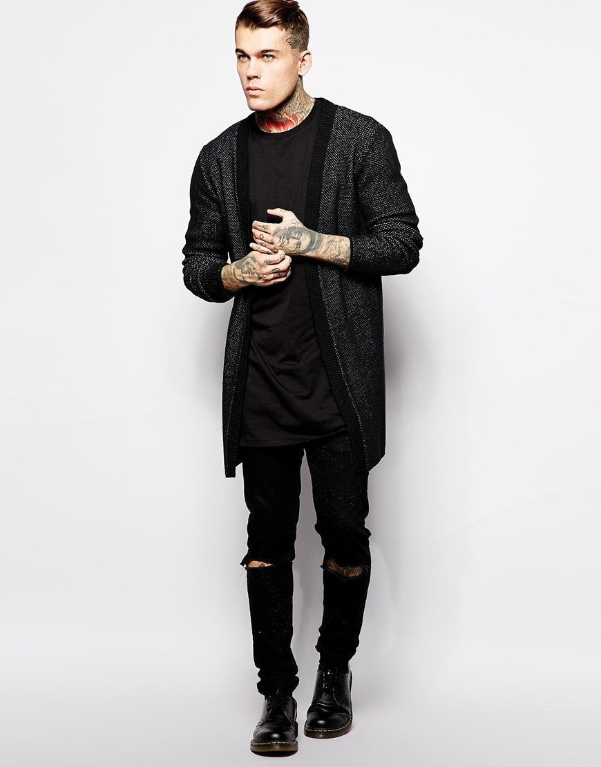 2025 Brand New Clothing Mens Black Mens Long T shirt Tops Hip Hop Man T-shirt Short Sleeve Casual Men Tee shirts For Male