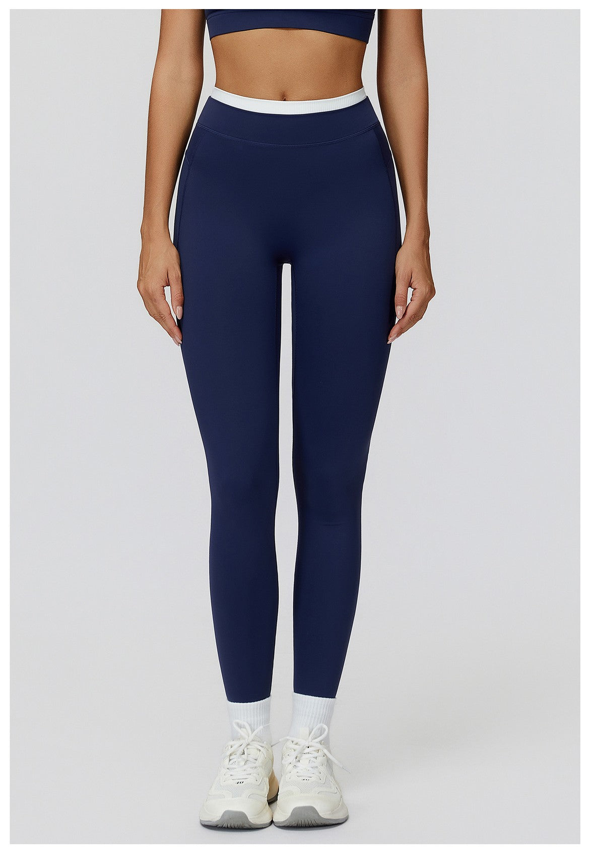 High Waist Fitness Sports Leggings Solid Yoga Leggings Women Gym Workout Trousers Female Quick Dry Push Up Slim Yoga Pants