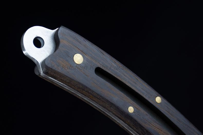 Longquan Kitchen Knife Wood Handle Sharp Chefs Cleaver Slicing Knife Professional Cooking Tools Handmade Forged China Messer