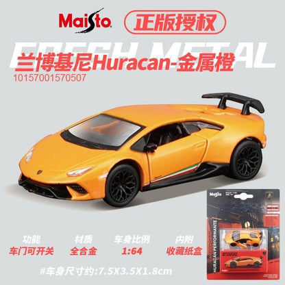 Maisto 1:64 Modelos de Carros Esportivos de Liga Ferrari Lamborghini Porsche Brinquedos de Metal Fundido para Coleção de Meninos