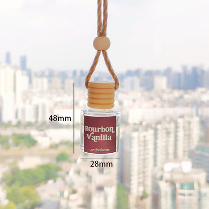 Universal Car Essential Oil Diffuser Air Freshener Hanging Perfume Bottle Auto Interior Rearview Mirror Ornament Hanging Pendant