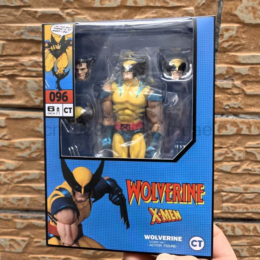 CT Toys Deadpool 3 Filme Boneco Wolverine Mafex 096 138 Ver. Quadrinhos Marrom X-Men Boneco de Ação Estátua Modelo Brinquedos Presente Boneca Legal