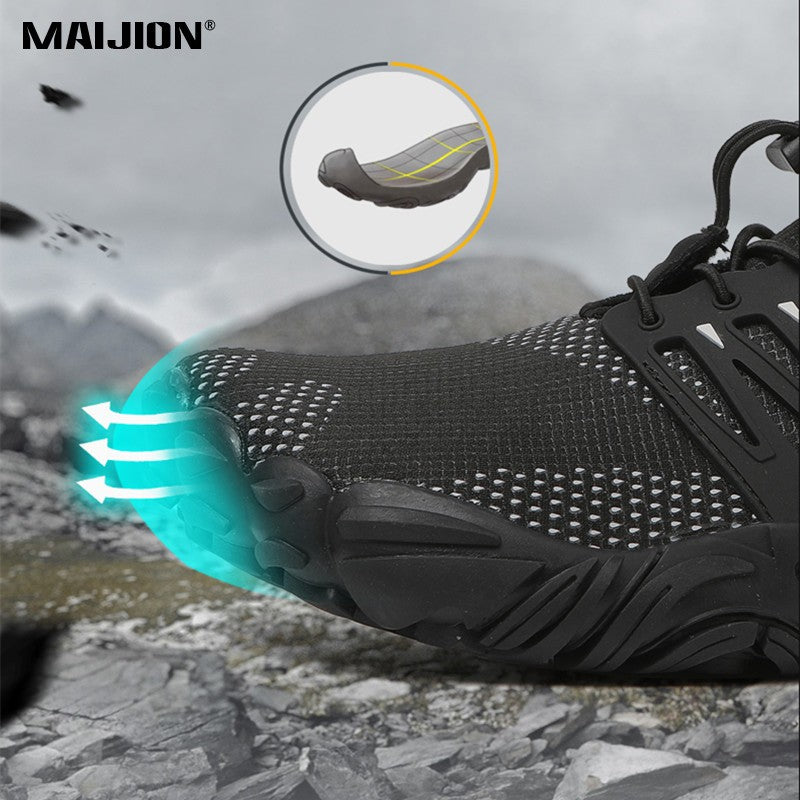 Men's Elastic Hiking Shoes Women Outdoor Sneakers for Trekking Wading Light and Comfortable Sports Shoes Non-slip Breathable