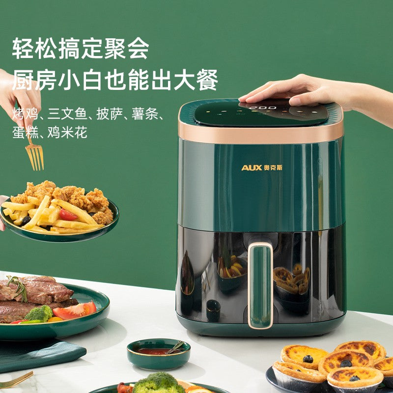 220V Home Air Fryer Multifunctional Intelligent One-Piece Electric Grilling Oven No Oil
