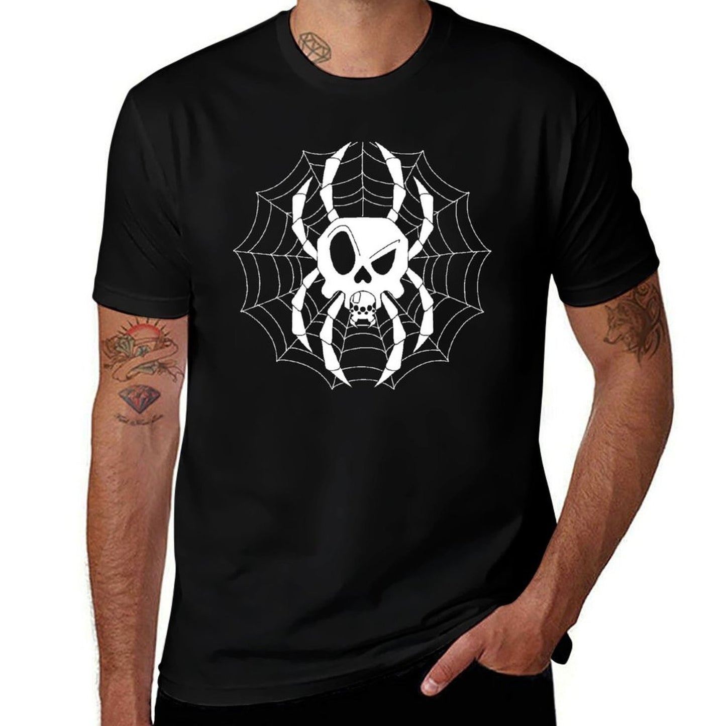 webbed skulltula T-Shirt funny t shirts man black cotton t-shirt plain for man package T-Shirt