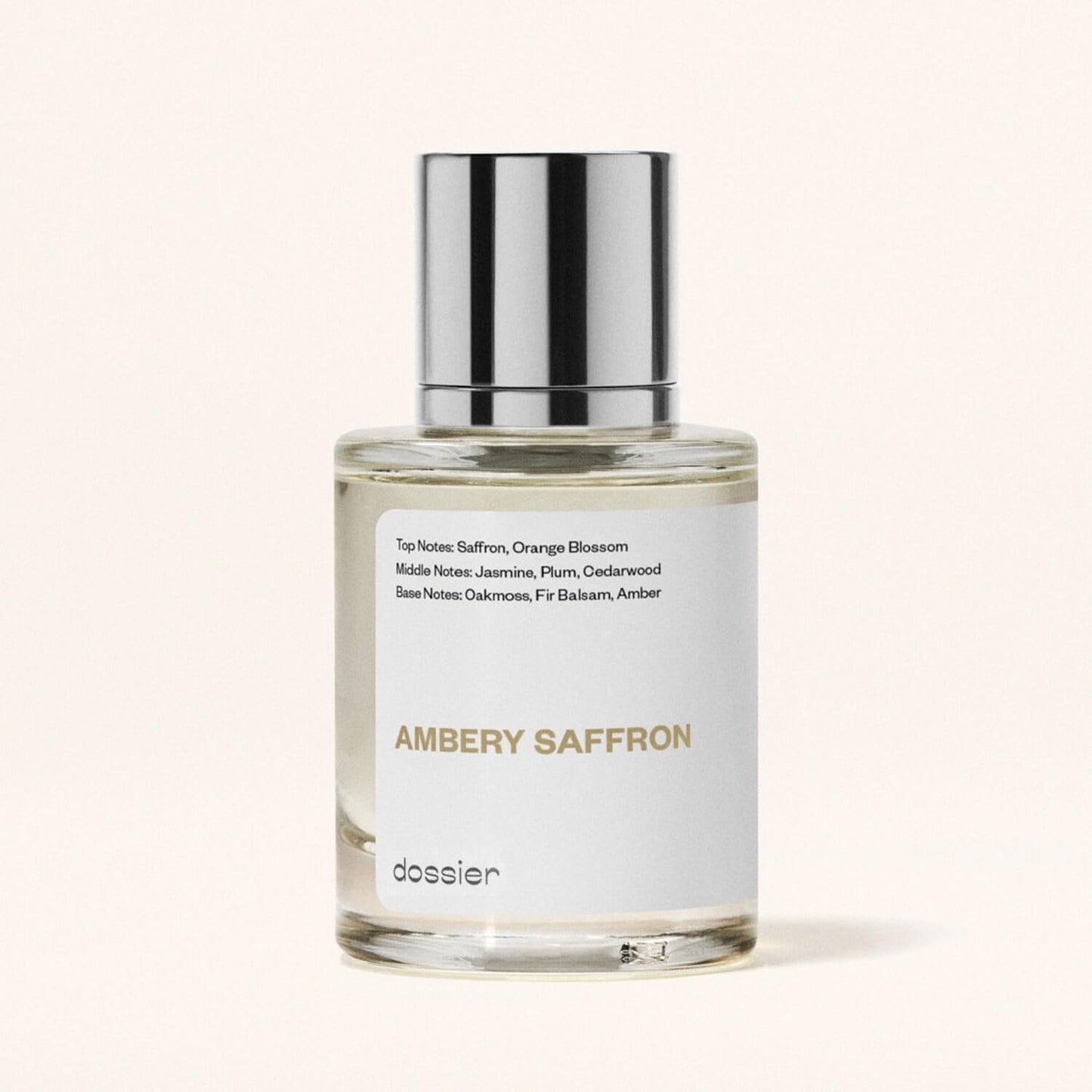 Dossier Ambery Saffron 1.7 Oz (50ml) Eau de Parfum Spray Perfume Fragrance Unisex Perfume Spray NEW IN BOX