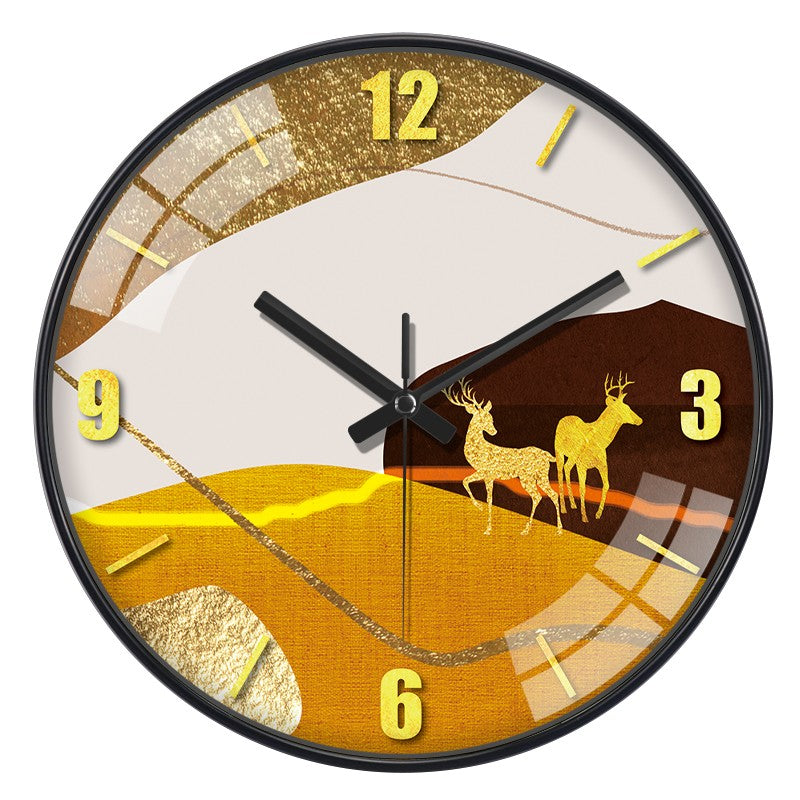 12 Inch luxury silent wall clock simple abstract clock for living room kitchen bedroom Nordic style personalized home decoration