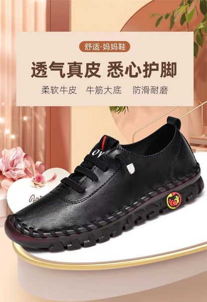 2025 Women's Flat Shoes New Orthopedic Loafers Woman Moccasins Stitched Slip On Ballet Flats For Women Nurse Shoes Medical