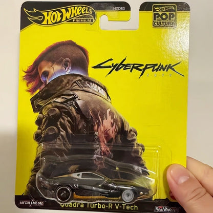 Hot Wheels HXD63-M Pop Culture Cyberpunk 2077 O Estranho Mundo de Jack Airwolf Batmóvel Modelo de Carro