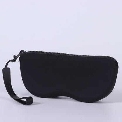 Soft Silicone Zipper Glasses Bag Storage Waterproof Bag Cosmetic Coin Bag for Women Girls Dustproof Glasses Box