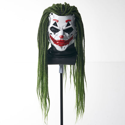 Cyberpunk Masks Braids 2d Cosplay Resin Custom Products Halloween Anime Role-Playing Props And Gifts Toys