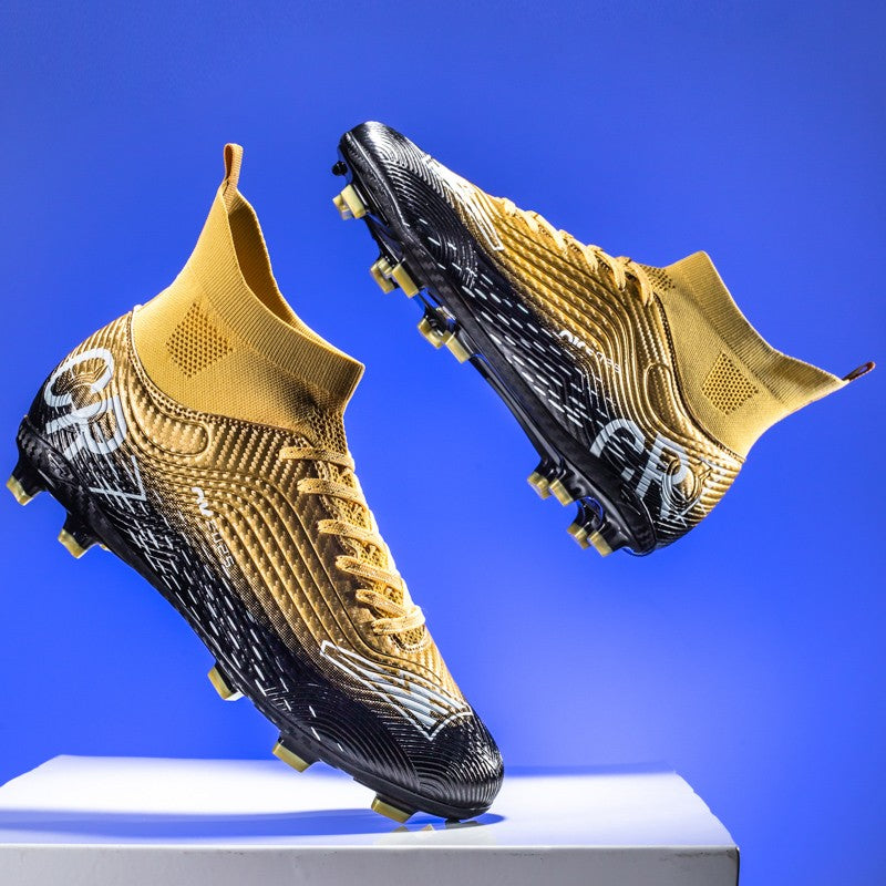 New Men Training Football Boots Ultralight Breathable Professional Soccer Shoes Soft Sport Unisex Grass Cleats Match Sneakers