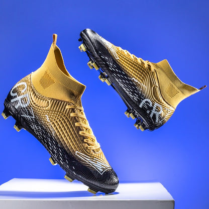 New Men Training Football Boots Ultralight Breathable Professional Soccer Shoes Soft Sport Unisex Grass Cleats Match Sneakers