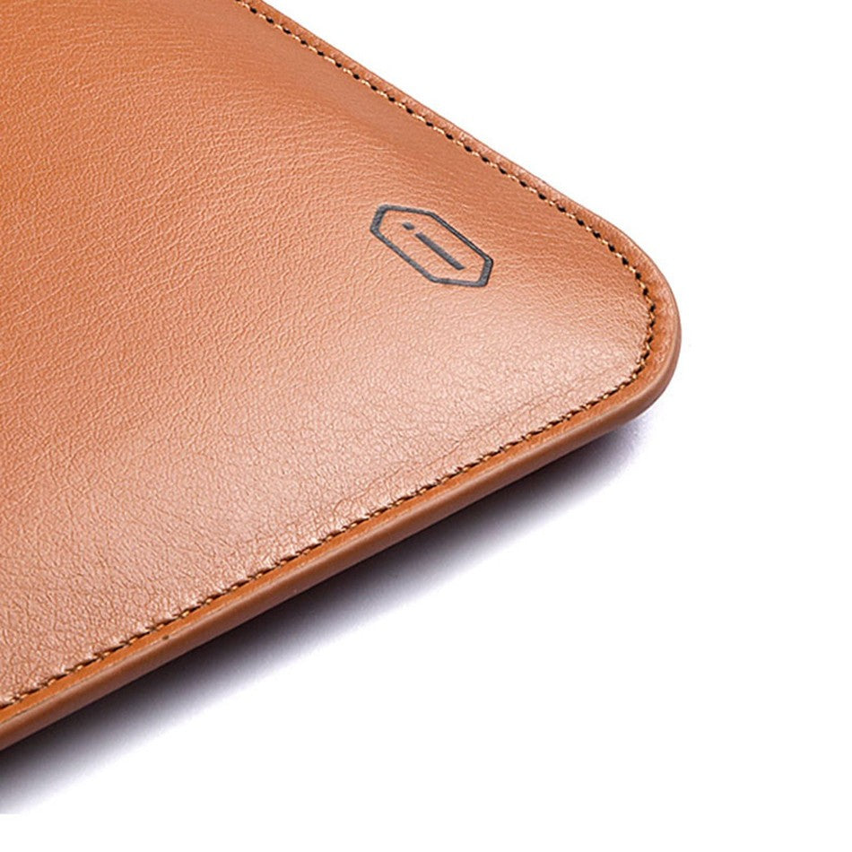 WiWU Laptop Sleeve Case for MacBook Air 13 M2 A2681 Ultra-thin Leather Notebook Case for Macbook pro 16 14 Waterproof Laptop Bag