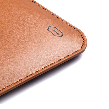 WiWU Laptop Sleeve Case for MacBook Air 13 M2 A2681 Ultra-thin Leather Notebook Case for Macbook pro 16 14 Waterproof Laptop Bag