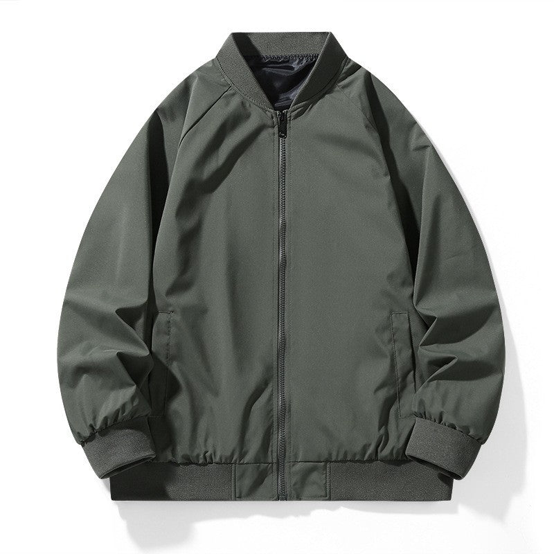 Men's Baseball Uniforms in Spring and Autumn Versatile Trendy Jacket Casual Stand Collar