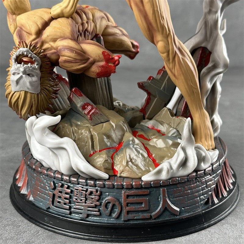 29cm Eren Jaeger Figura Manga Ataque dos Titãs Anime Figuras Jaeger Pvc Modelo Estátua Boneca Coleção Decoração Brinquedos Presente