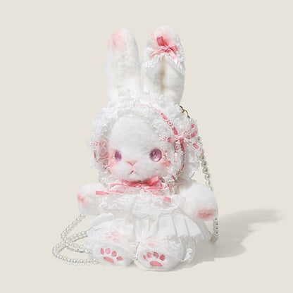 Kawaii Bunny Bag Princess Lolita Shoulder Bag Long-eared Rabbit Sweet Crossbody Bags