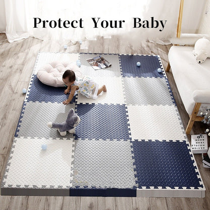 16pcs 30*30cm Puzzle Mat For Children Thick Baby Play Mat Kids Carpet Mats EVA Foam Rug Children Room Activities Mat For Baby