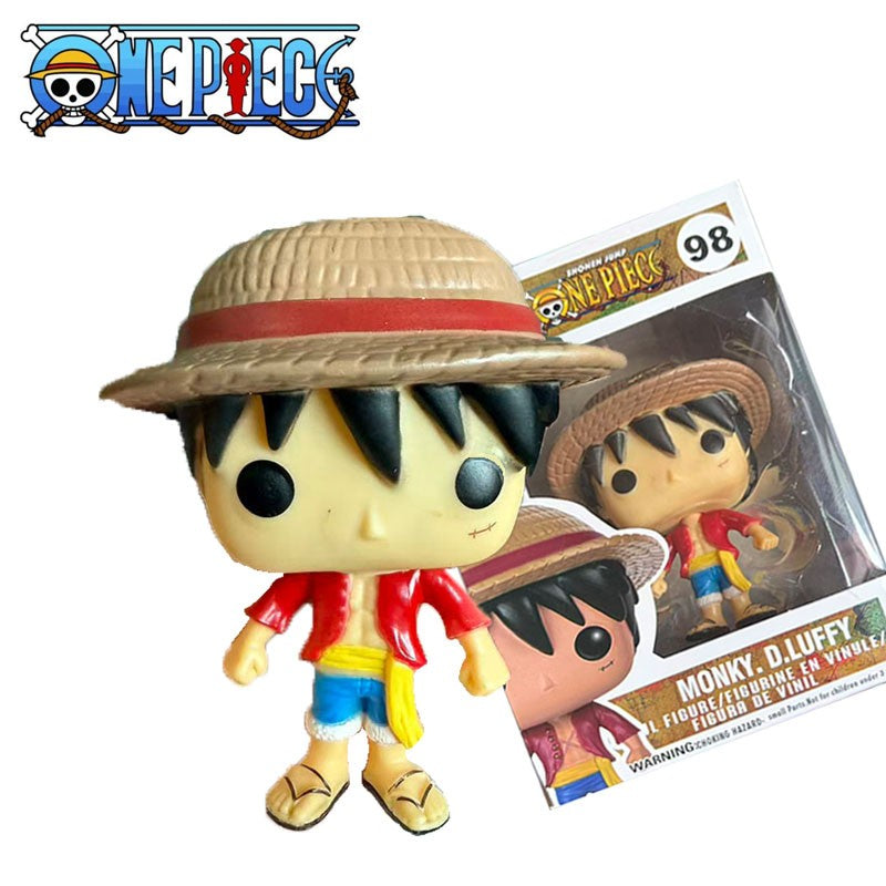 Funko Pop One Piece Figure Luffy modelo Blind Box Colecionáveis Action Figure é adequado para enfeitar figuras Presentes de fãs de brinquedos