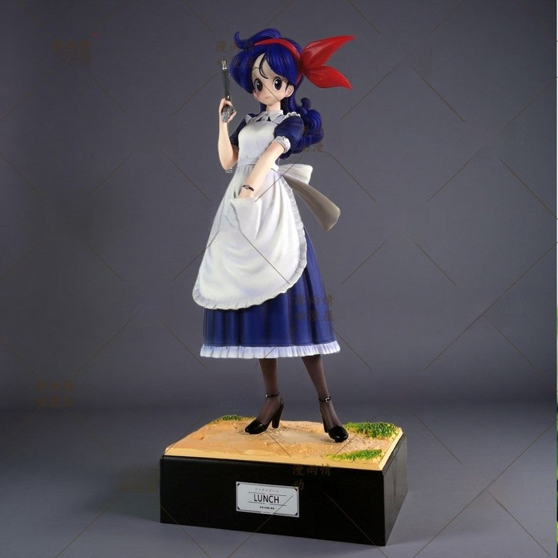 New Cartoon Model Dragon Ball Hand Jt Childhood Lan Qi Two-Dimensional Beautiful Girl Tide Play Statue Collection Gift
