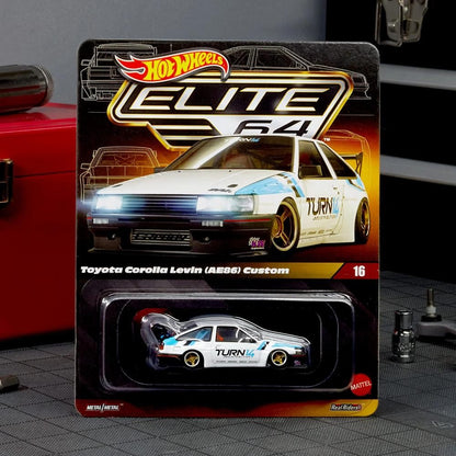 New Hot Wheels Elite 64 Toyota Corolla Levin (AE86) Custom Collectors 1/64 Scale Die-Cast Vehicle Model Cars Factory Sealed