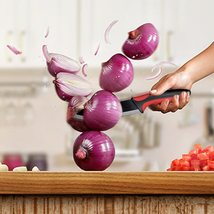 Faca de Cozinha Chef Inoxidável Faca de Cerâmica para Frutas Faca Utilitária Doméstica para Fatiar Legumes Lâminas Pretas Afiadas para Cozinhar