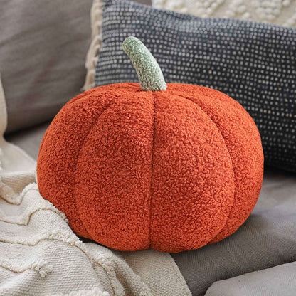 20/28CM Halloween Simulated Pumpkin Pillow 3D Pumpkin Shaped Pillow Stuffed Throw Pillow Holidays Props Decorative Throw Pillow