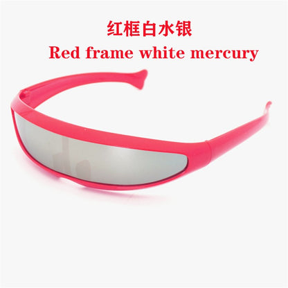 X-men Individuality Cycling Sunglasses for Men Mercury Lens Laser Glasses Travel Windproof Women's Sunglasses Robots Eyewear
