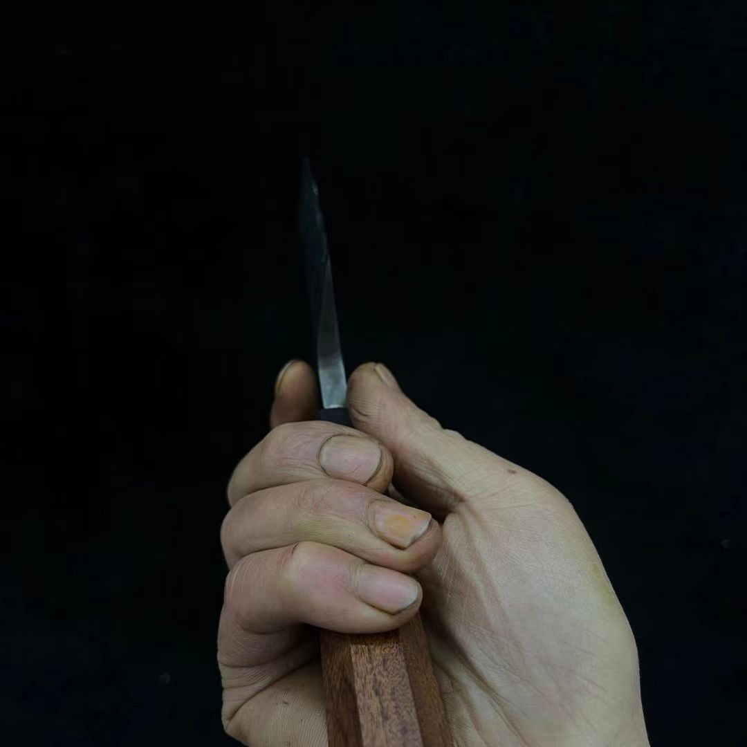 Faca Deba Aço Damasco Artesanal Lâmina Chefs Cutelo Sashimi Fatiar Carne Tynny Sushi Longquan Facas de Cozinha Ferramentas de Culinária