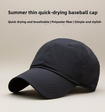 Summer Lightweight Quick Drying Baseball Cap Man  Plus Hat Male Outdoor Sport Oversized Men's Navy Baseball Cap for Big Heads