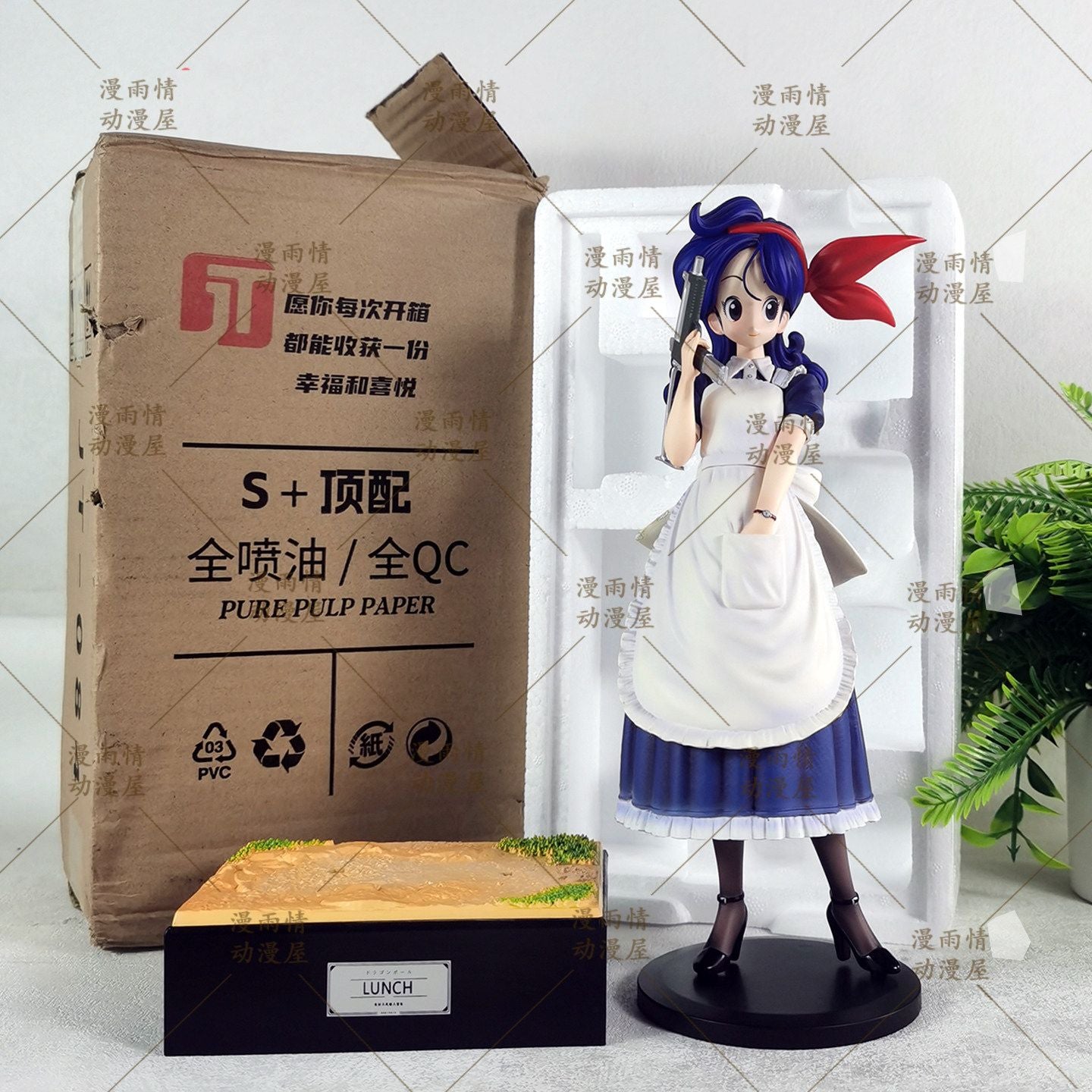 New Cartoon Model Dragon Ball Hand Jt Childhood Lan Qi Two-Dimensional Beautiful Girl Tide Play Statue Collection Gift