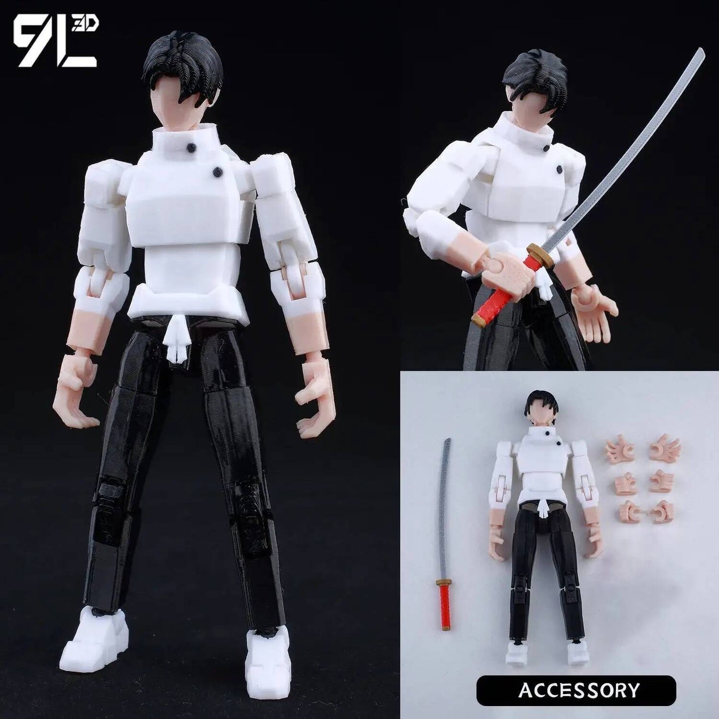 ?9L3D Lucky13 Gojo Sukuna Jujutsu Fushiguro Toji Gojo Satoru Action Figure Dummy13 T13 Multi-Jointed Collectible Toys Titan13