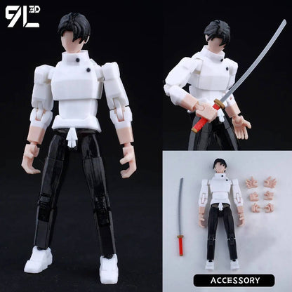9L3D Anime Impresso Jujutsu Kaisen Sukuna Yuji Yuta Satoru Gojo Bonecos Sorte Dummy 13 Articulados para Modelagem Brinquedos Manequins