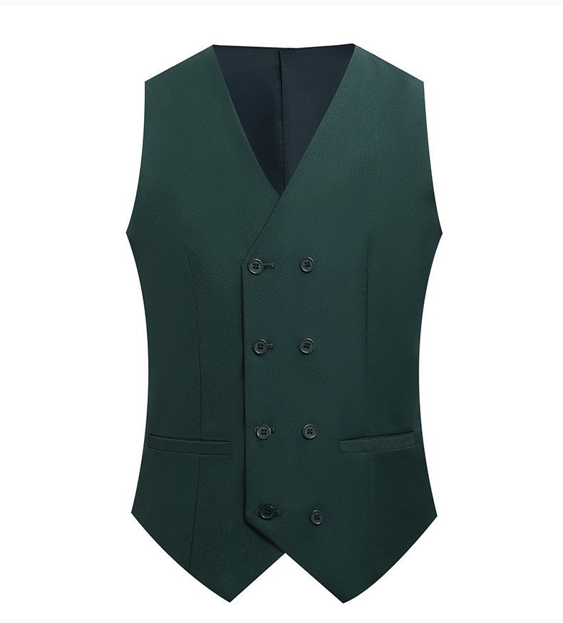 High Quality Classic Men Suit Tuxedo Peak Lapel Groomsmen Wedding Suits Set 3 Pieces(Jacket+Pants+Vest)Fashion Men Business Suit