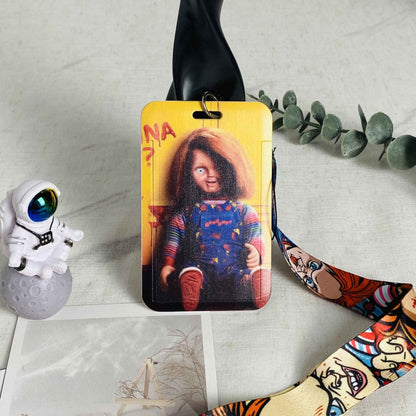 Anime Lanyards Keychain Badge Holder ID Credit Card Pass Hang Rope Lariat Lanyard for Keys Anime Accessories Gifts Halloween