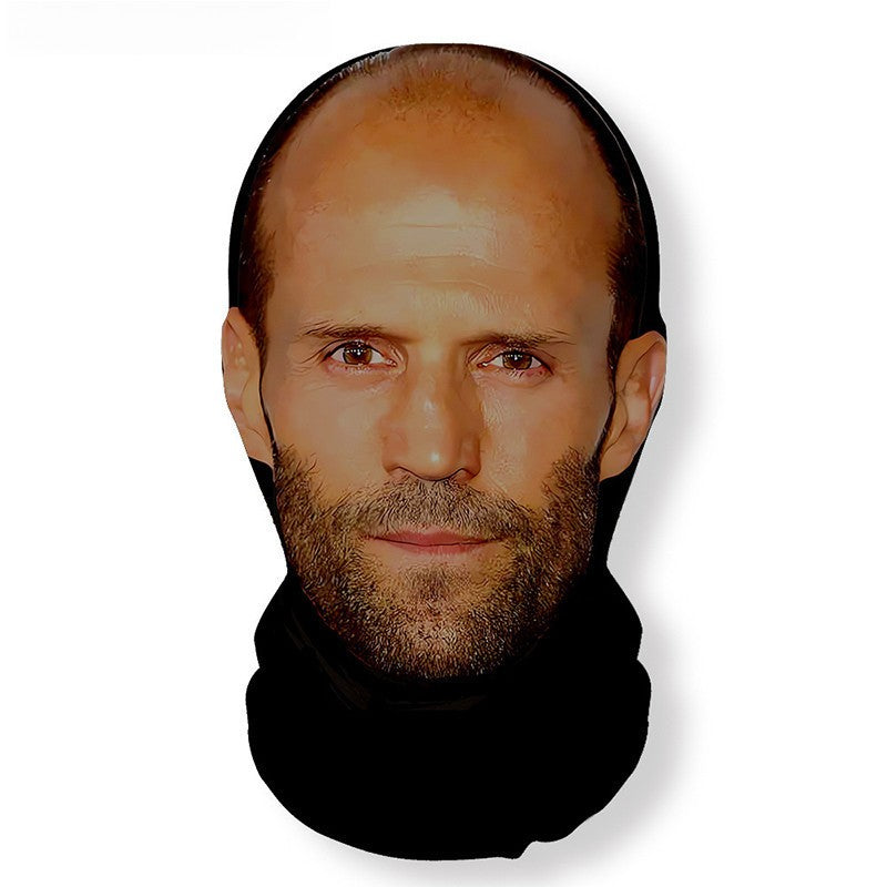 3D Printed Mask Elastic Mesh Full Face Mask for Men Women Cosplay Headwear Novelty Supplies Tricky Hood Party Cosplay Props