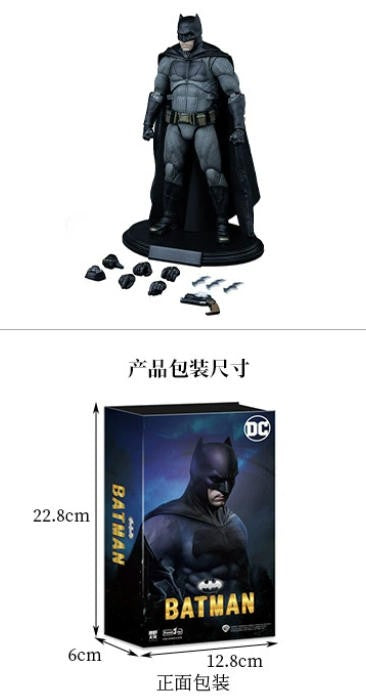 Fondjoy Original DC Movie Batman Joker Wonder Woman Superman Cyborg Harley Quinn 1/9 Articulated Action Figure Toys