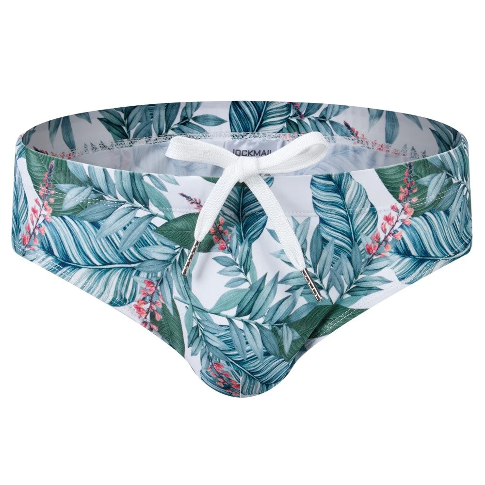 Sexy Man's Brand Swimming Push-up Pad Swim Trunks Low Waist Swimming Men Briefs Swimwear Boxers Patchwork Color Hot Sell Summer