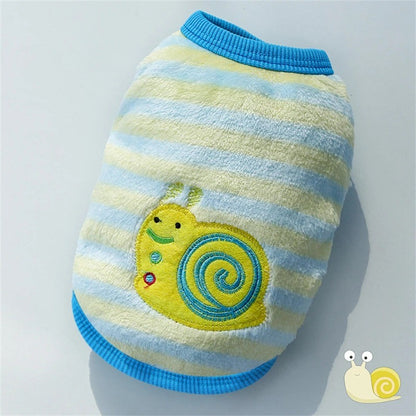Roupa De Gato De Lã Desenho Animado Outono Inverno Casaco Quente Jaqueta Para Cães De Estimação Cachorro Gatos Suéter Roupas Macias Fantasias De Gatinhos Produtos