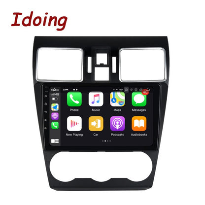 Idoing 9"Car Android Radio Vedio GPS Player For Subaru WRX 2016-2021 GPS Navigation Carplay Auto Head Unit Plug And Play No 2Din
