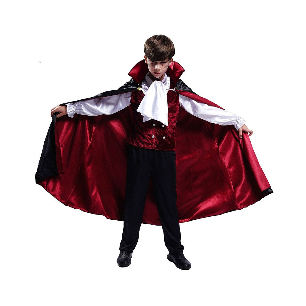 Halloween Boy Vampire Costume Cosplay Ghost Festival Costume Children's Role-playing Carnival Performance Costume