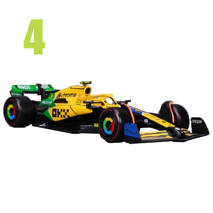 2025 MCL39 Bburago 1:43 Mclaren Mcl38 Monaco MI Grande Prêmio F1 Liga Miniatura Modelo Diecast #4 #81 Lando Norris ?Miniatura de Carro de Brinquedo