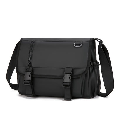 Fashionable Multi Pocket Messenger Bag - large capacity with adjustable strap, daily commuting - durable, travel bag, multi-func
