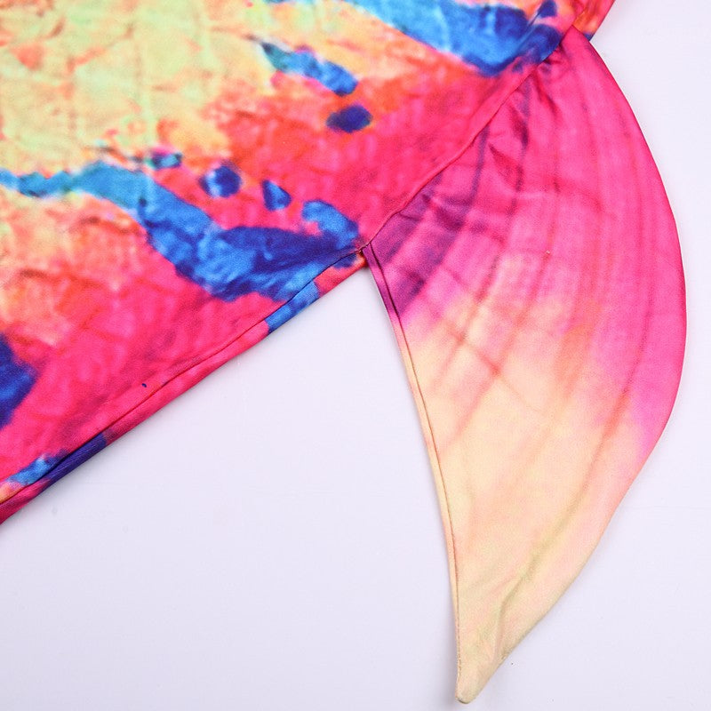 Beauty Fish Tail Cosplay Swimsuit Beach Swimmer Mermaid Costume (Excluding Fins) Halloween Costume