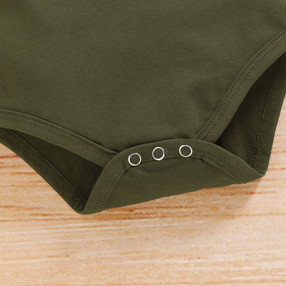 3PCS Camouflage Short Sleeve Clothes Set with Hat Newborn Baby Boy Outfits Summer Street Sports Suit for Toddler Boy 0-18 Months