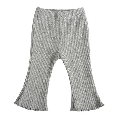 Toddler Trousers Summer 0-3 Year Slim Pants Newborn Stretch Trousers Solid Color Infant Clothing for Kids Baby Boys Girl Clothes