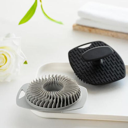 1/5pc Soft Silicone Exfoliating Brush Cleanser Manual Body Cleansing Care Scrubber Shower Gentle Massage Bath For Men
